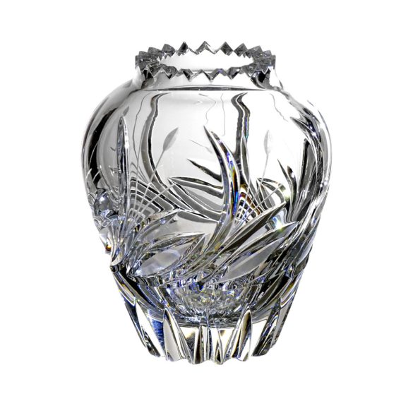 Viola * Lead crystal Mini barrel vase 10 cm (11909)